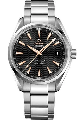 Omega Seamaster Aqua Terra 150M Omega Master Co-Axial - 41.5 mm Steel Case - Lacquered Black Dial - 231.10.42.21.01.006