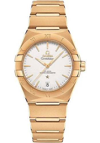 Omega Constellation OMEGA Co-Axial Master Chronometer - 36 mm Yellow Gold Case - Silvery Dial - 131.50.36.20.02.002