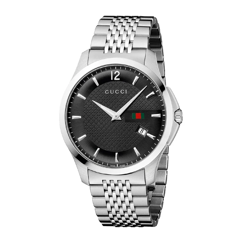 Gucci Men's YA126309 G-Timeless Stainless Steel Watch