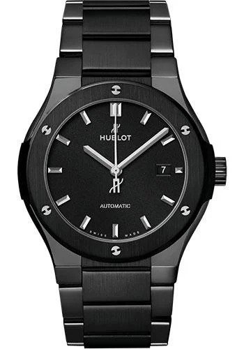 Hublot Classic Fusion Black Magic Bracelet Watch - 42 mm - Black Dial-548.CM.1170.CM