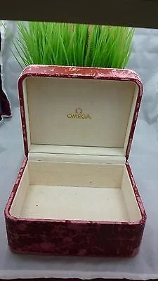 VINTAGE OMEGA RED  WATCH BOX ORIGINAL (Planet Ocean, Sea Master, Speed Master)