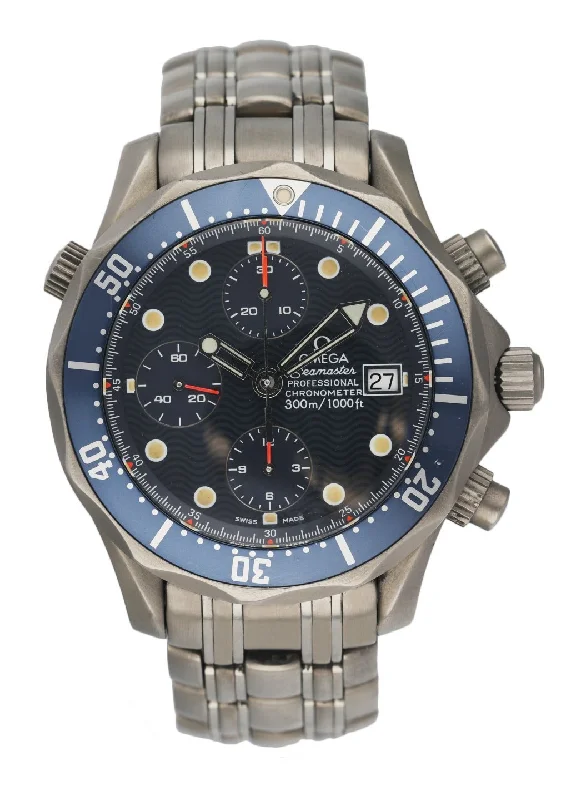 Omega Seamaster 2298.80.00 Titan Chronograph Titanium Men's Watch