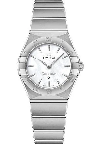 Omega Constellation Manhattan Quartz Watch - 25 mm Steel Case - Mother-Of-Pearl Dial - 131.10.25.60.05.001