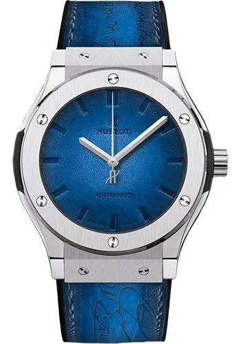 Hublot Classic Fusion Berluti Blue Limited Edition of 500 Watch-511.NX.050B.VR.BER16