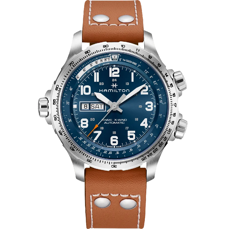 HAMILTON KHAKI XWIND DD BL BN H77765541