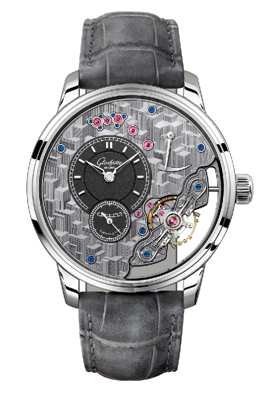 Glashütte Original PanoInverse Platinum Limited Edition 1-66-12-01-03-62