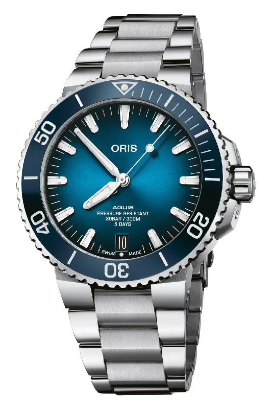 Oris Aquis Date Calibre 400 Stainless Steel  400 7763 4135-07 8 24 09PEB