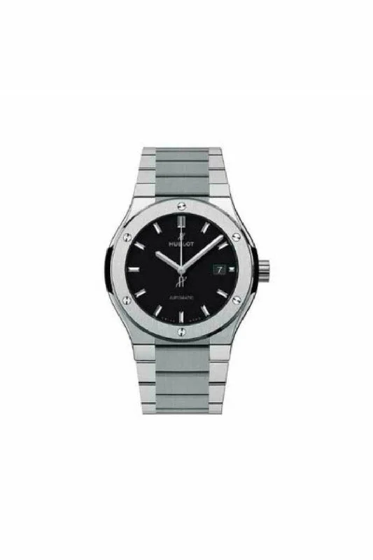 hublot classic fusion 42mm titanium men's watch