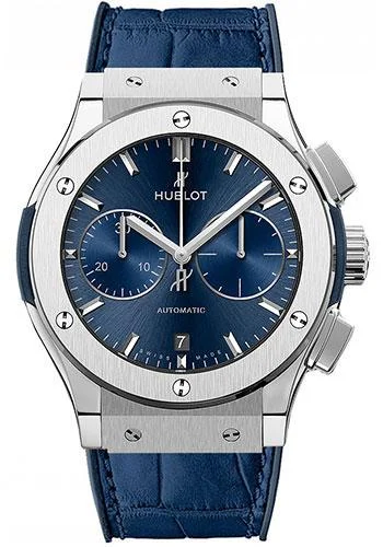 Hublot Classic Fusion Blue Chronograph Titanium Watch-541.NX.7170.LR