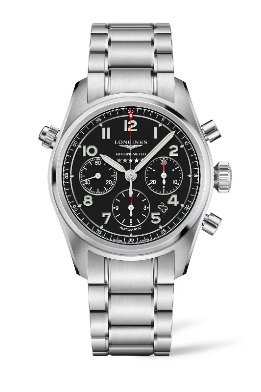 Longines Spirit 42mm Automatic Chronometer Chronograph L3.820.4.53.6