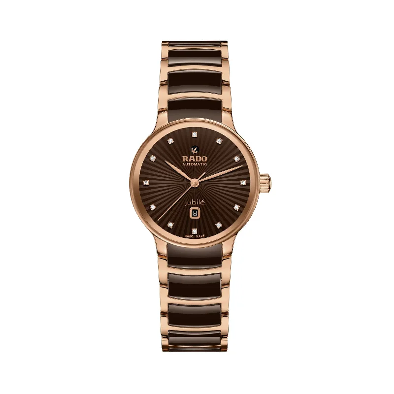 Rado Centrix Diamonds Automatic Bronze Watch R30019732