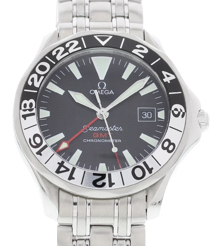 Omega Seamaster GMT Stainless Steel 168.1613