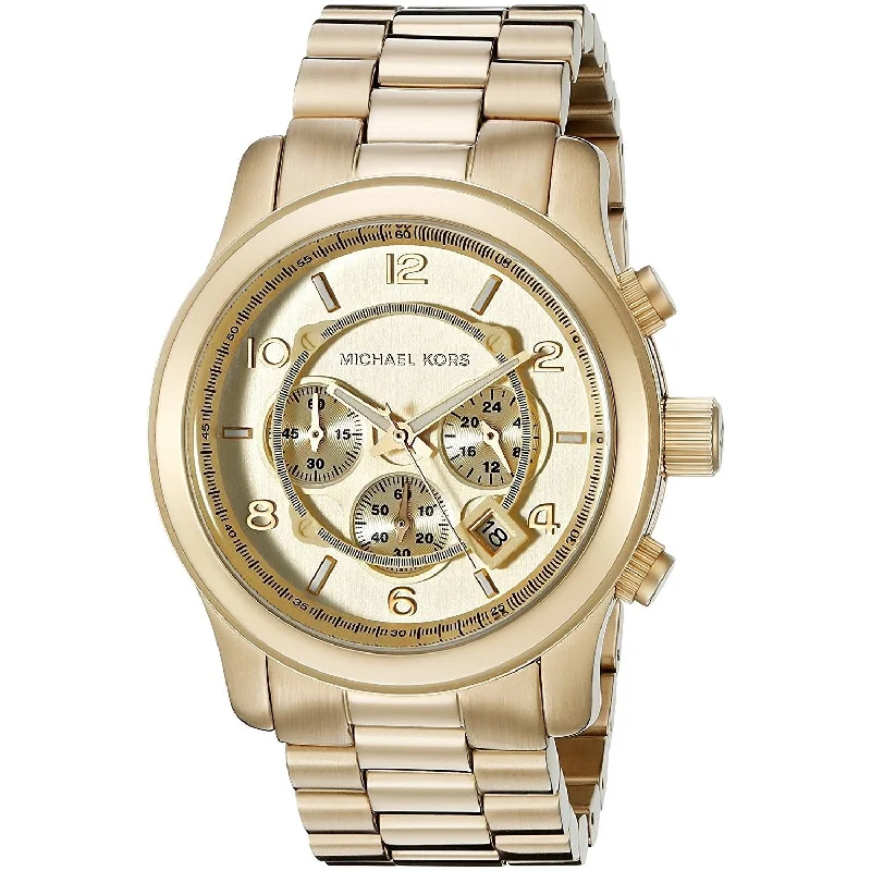 Michael Kors Men's MK8077 Classic Chronograph Gold-Tone Stainless Steel Watch