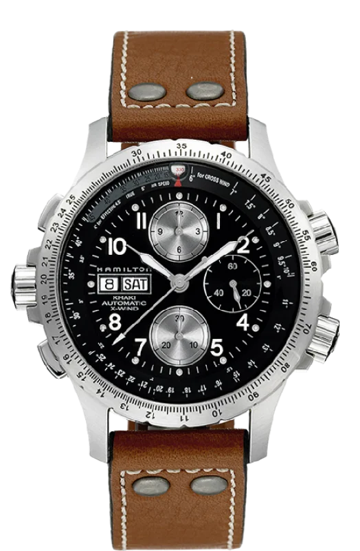 HAMILTON:KHAKI AVIATION X-WIND AUTO CHRONO H77616533