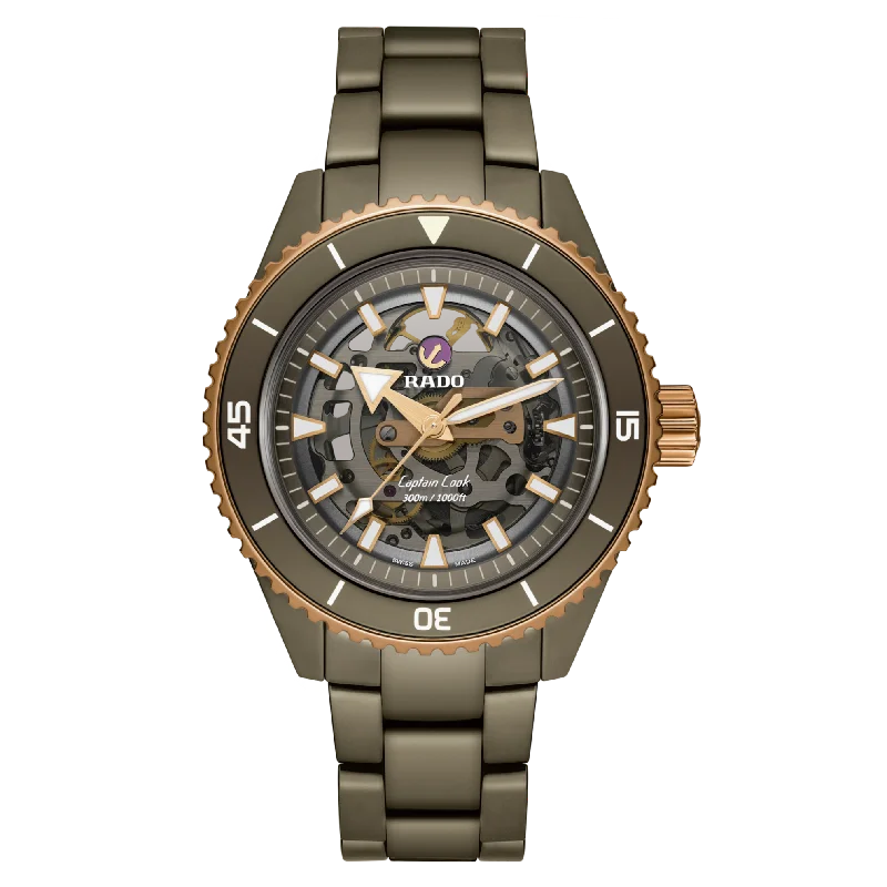 Rado Captain Cook High-Tech Ceramic Automatic Skeleton horloge R32150162