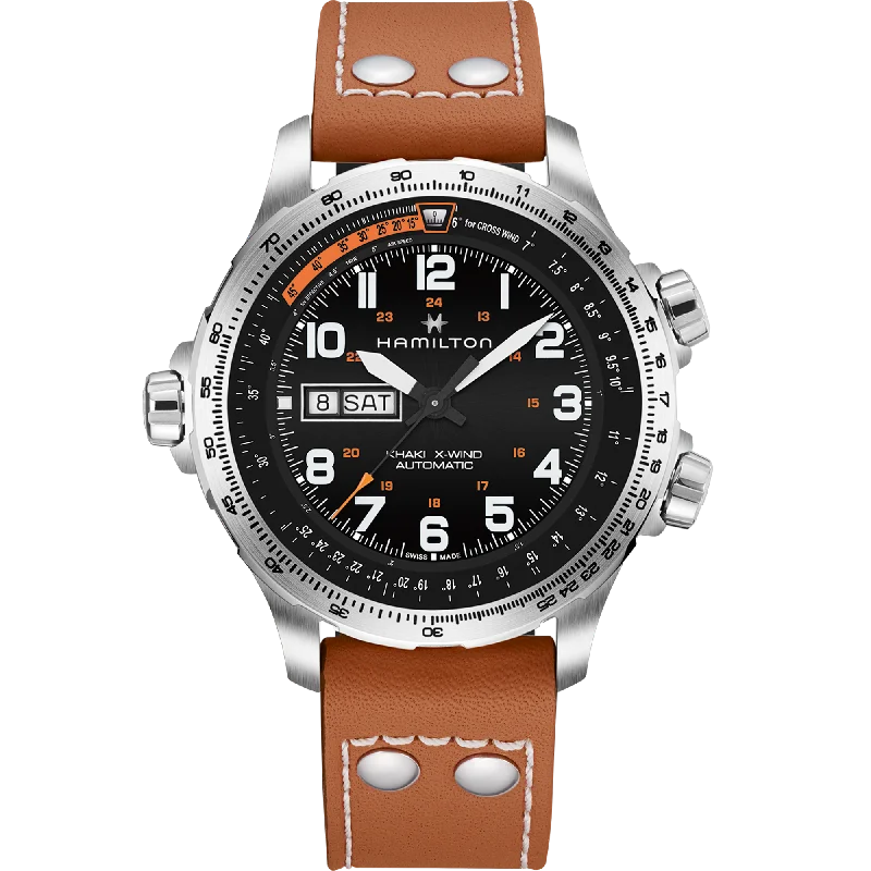 Khaki Aviation X-Wind Day Date Auto
 H77755533