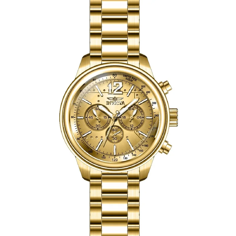 Invicta Men's 28898 Aviator Gold-Tone Stainless Steel Watch