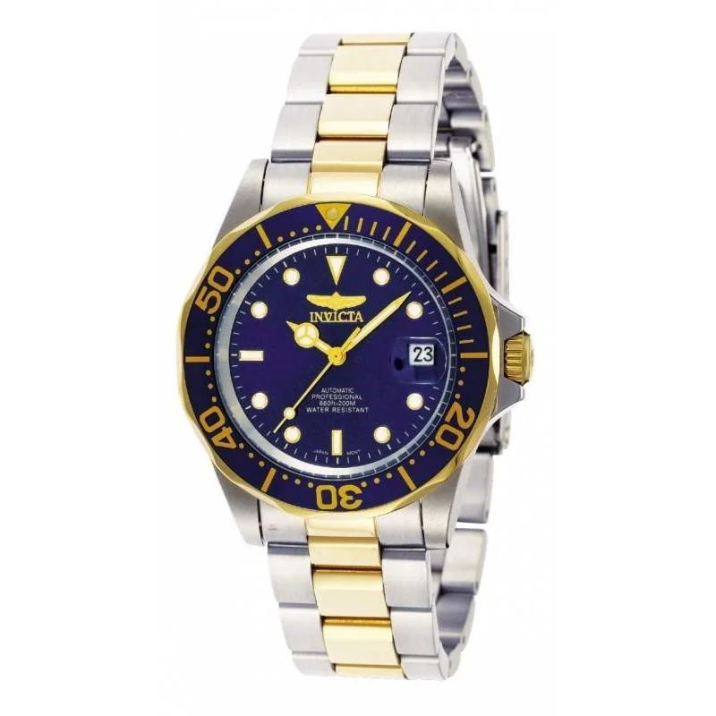 Invicta Men's 8928 Pro Diver Mako Automatic Gold-Tone and Silver Stainless Steel Watch