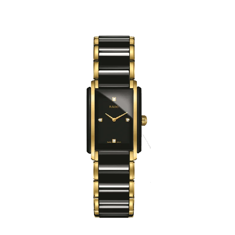 Rado Integral Women's Ceramic & Gold Plated Quartz Watch R20845712