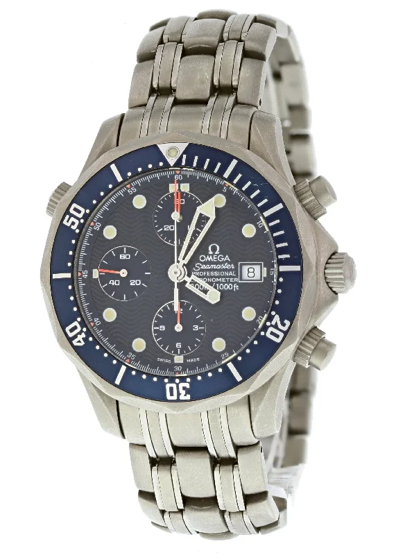 Omega Seamaster 2298.80.00 Titan Chronograph Titanium Men's Watch